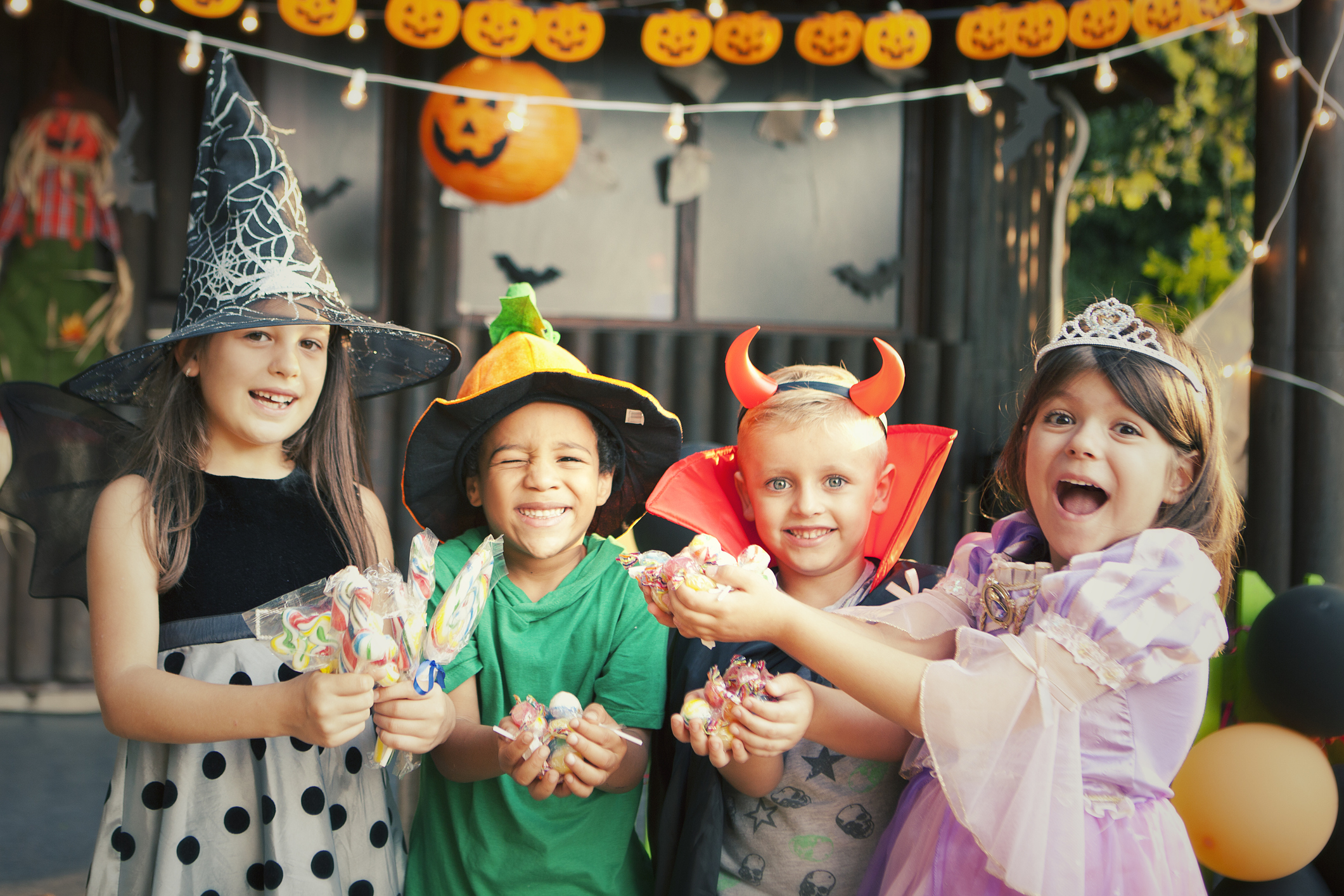 kids enjoying trick or treating at a halloween event in myrtle beach in october.jpg