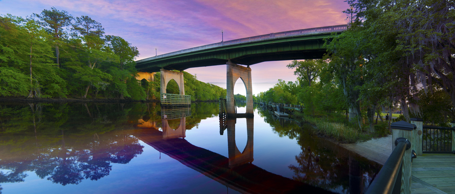 Bridge over Waccamaw River in Conway SC