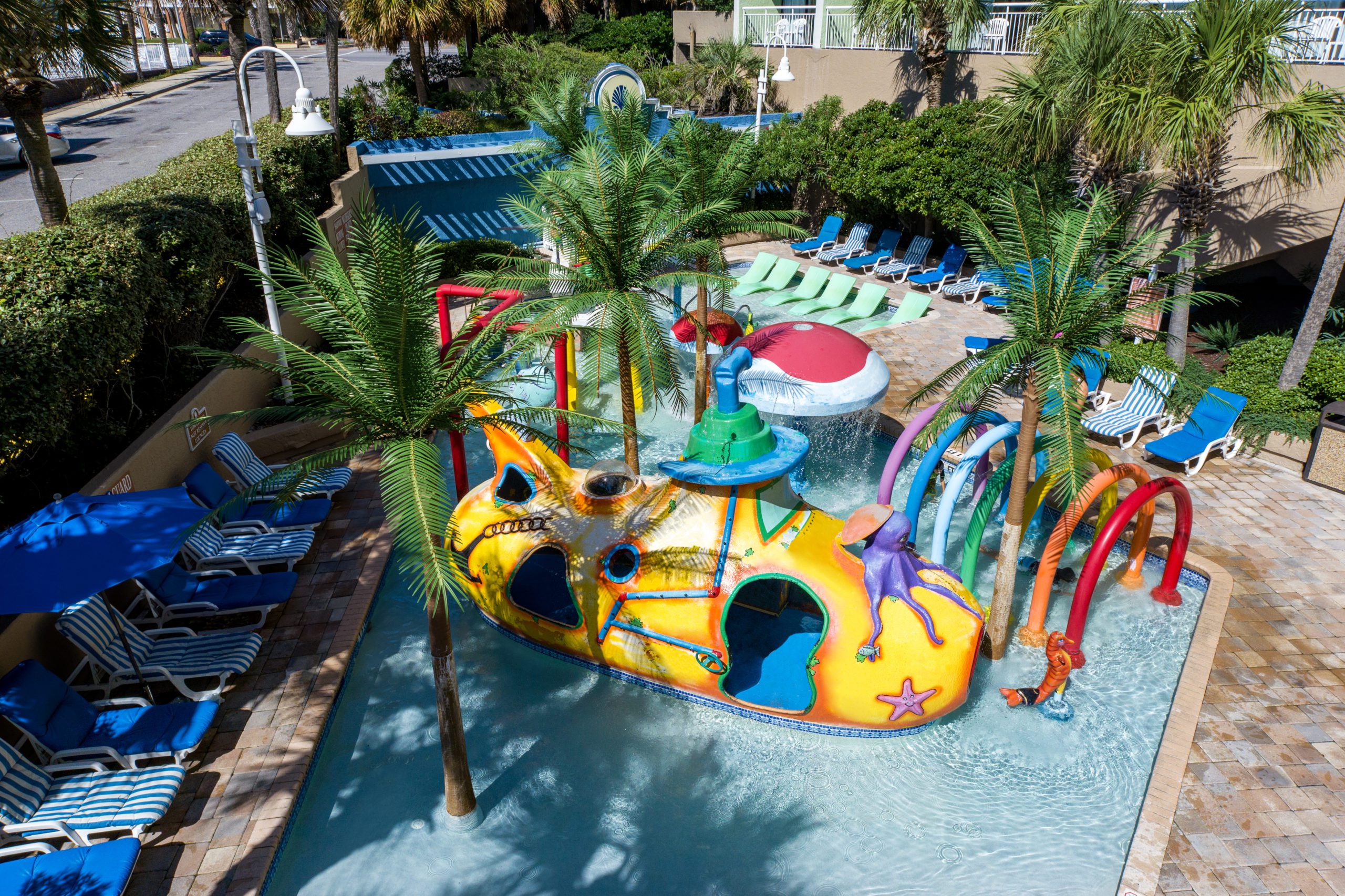 Pools and Spas at Coral Beach Resort