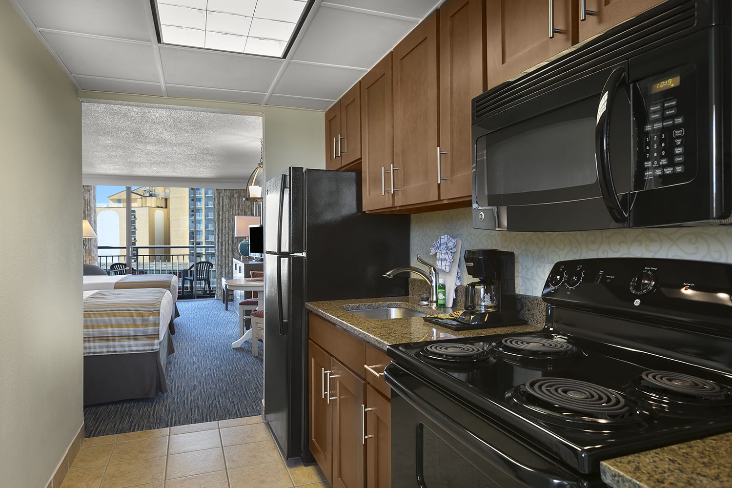 Oceanview Efficiency Room Coral Beach Resort, Myrtle Beach