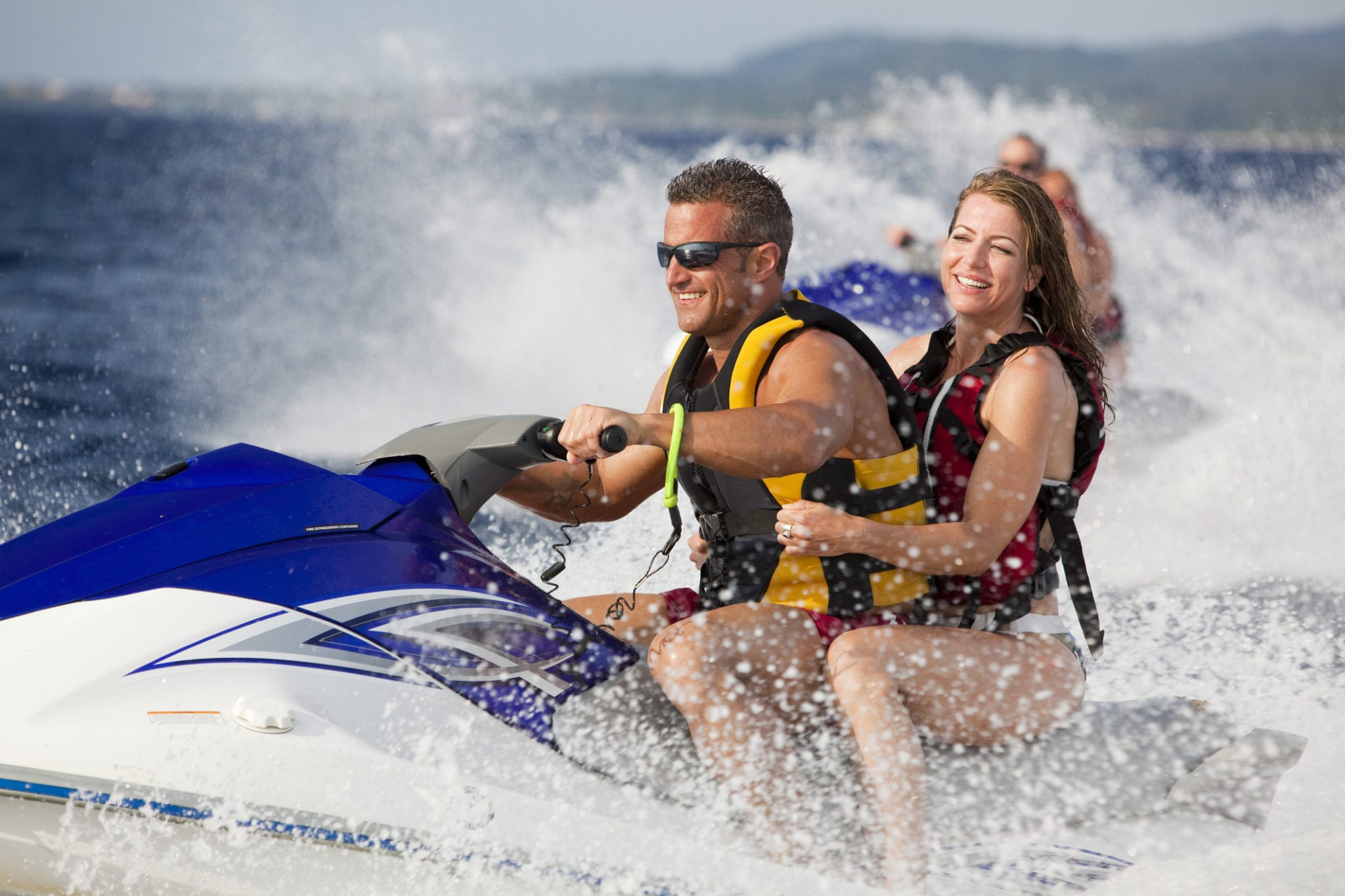 myrtle beach watersports - couple jet skiing